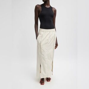 EUC Tibi Nylon Zipper Maxi Skirt